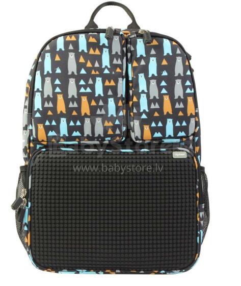 Upixel Joyful Kiddo  Black Art.WY-A026 Bērnu mugursoma ar ortopēdisku atzveltni