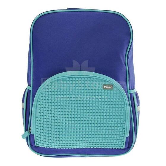Upixel Geometry Neverland Schoolbag Blue Art.WY-A022 Bērnu mugursoma ar ortopēdisku atzveltni