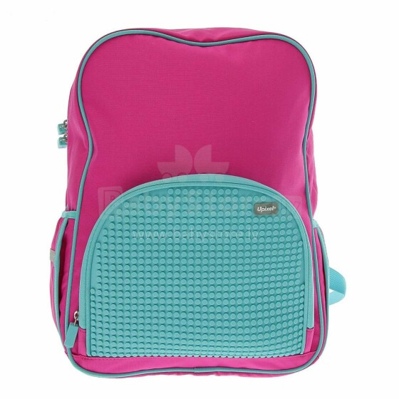 Upixel Geometry Neverland Schoolbag Pink Art.WY-A022 Bērnu mugursoma ar ortopēdisku atzveltni