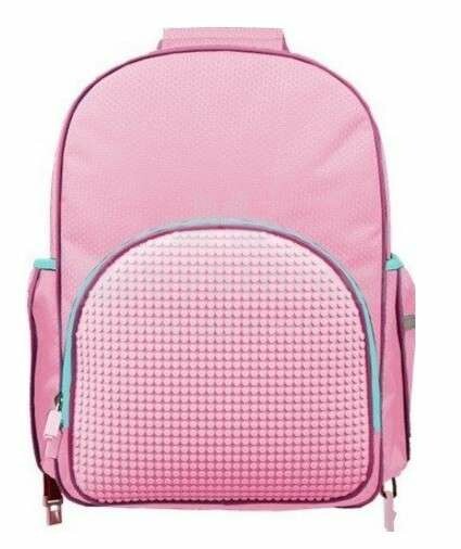 „Upixel Super Class Rolling Pink Art.WY-A024“ vaikiškas lagaminas ant ratų
