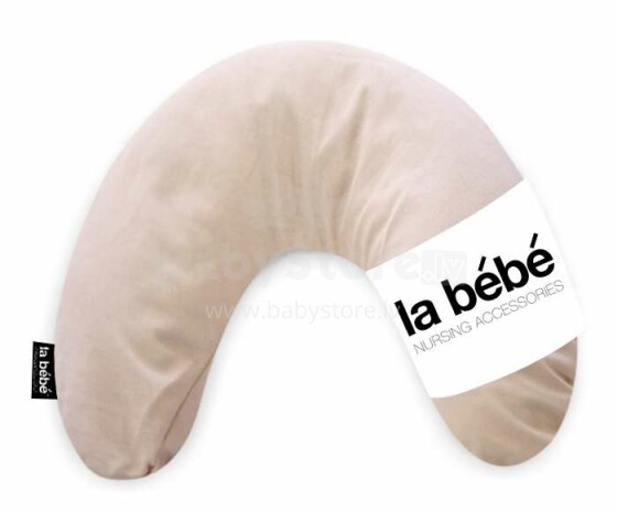 La Bebe™ Mimi Nursing Cotton Pillow Art.9421, beež reisipadi suuruses 19 x 46cm