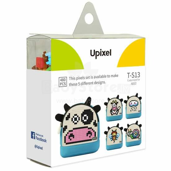 Upixel Doodle Shoulder Bag Art.T-S13 Pikseļu komplekts,480 gab