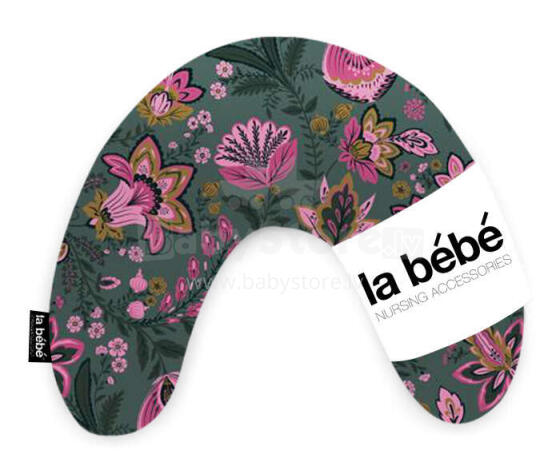La Bebe™ Mimi Pillow Art.9422 Garden Atbalsta pakaviņš spilventiņš 19x46cm ceļojumiem