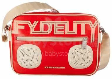„Fydelity G-Force Red“ 92482 krepšys su peties dirželiu ir garsiakalbiais