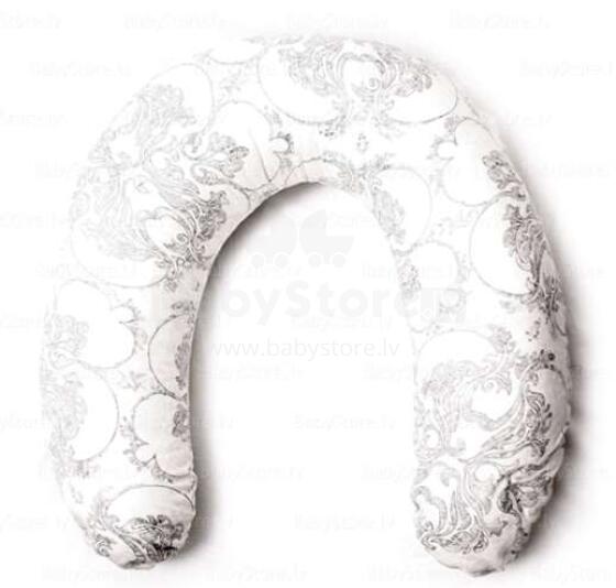 La Bebe™ Rich Nursing Maternity Pillow Art.85912 Eastern Silver Pakaviņš (pakavs) mazuļa barošana, gulēšanai, pakaviņš grūtniecēm 30x104 cm