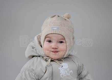 „Lenne'18“ megztos kepurės „Brigs“, 177370/505, šiltos kūdikio kepurės kūdikiams (dydis 40–50 cm)