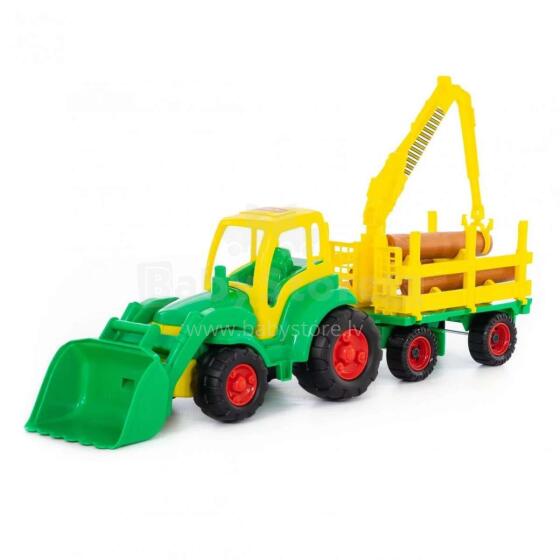 Polesie Champion Art.0483 Traktors ar piekābi
