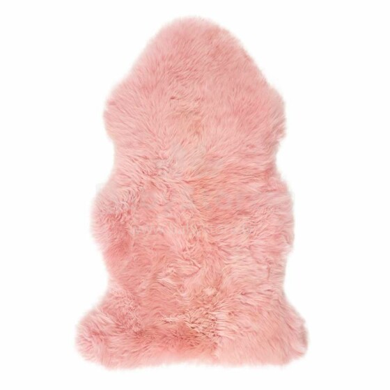 Natur Wool Art.9455  Ковер из овечьей шкуры (XL) Розового цвета 110 cm