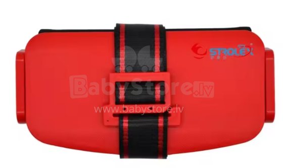 Strolex The Grab&Go Booster Lime Red Art.MF01-EU/RED Портативный автомобильный бустер для детей от 4 до 12 лет
