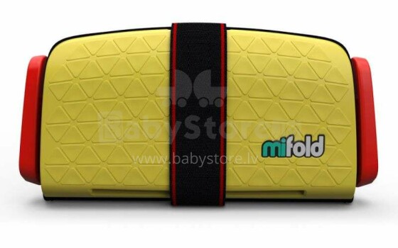„Mifold The Grab & Go Booster Taxi“ geltonasis gaminys. MF01-EU / YEL sulankstoma automobilinė kėdutė vaikams nuo 4 iki 12 metų