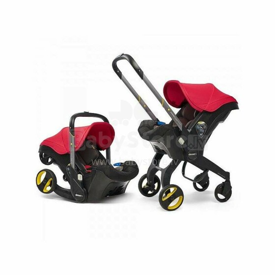 Doona™ Infant Car Seat Flame Red Art.SP150-20-031-015 Автокресло-коляска нового поколения 2 в 1