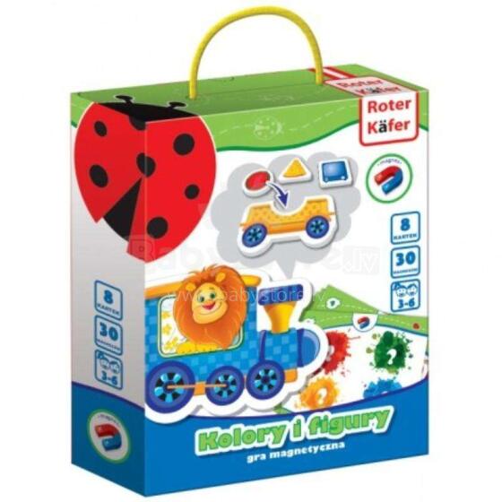 Roter Käfer Magnetic Figures Art.RK2201-06 Цвета и фигуры на магнитах (Vladi Toys)