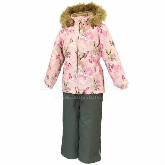 Huppa '19 Wonder Art.41950030-81813 Šilta kūdikio žieminė šiltų kostiumų striukė + kelnės (104-140 cm)