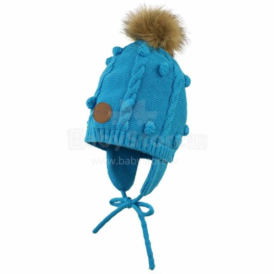 Huppa '18 Macy Art.83570000-70046 Теплая вязанная шапочка для деток с хлопковой подкладкой (XXS-L)