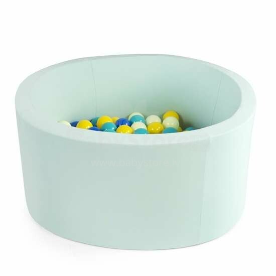 Misioo Color Mint Round Art.95161 Sausas baseinas su kamuoliukais (200vnt.)