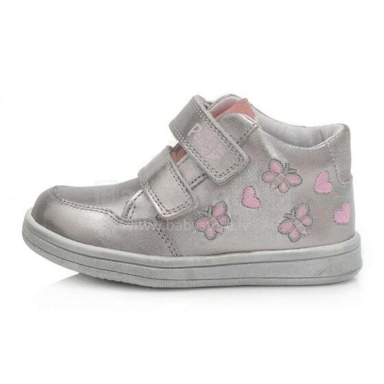 D.D.Step (DDStep) Art.DA031462 Silver  Экстра комфортные ботиночки для девочки (24-29)