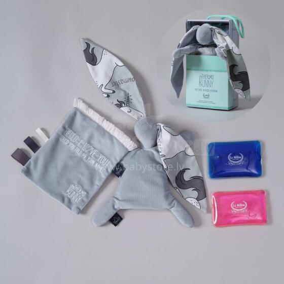 La Millou Family Velvet Collection Thermo Bunny Grey Art.95280 Грелка Кролик