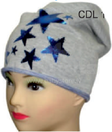 Alex Art. CDL-120061 Vaikiška medvilninė kepurė (dydis 48-52)