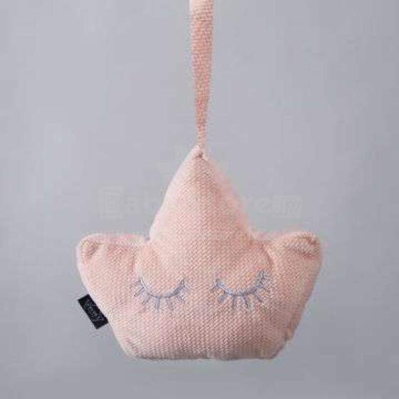 La Millou Velvet Collection Rattle Baby Crown Art.95297  Мягкая погремушка Корона