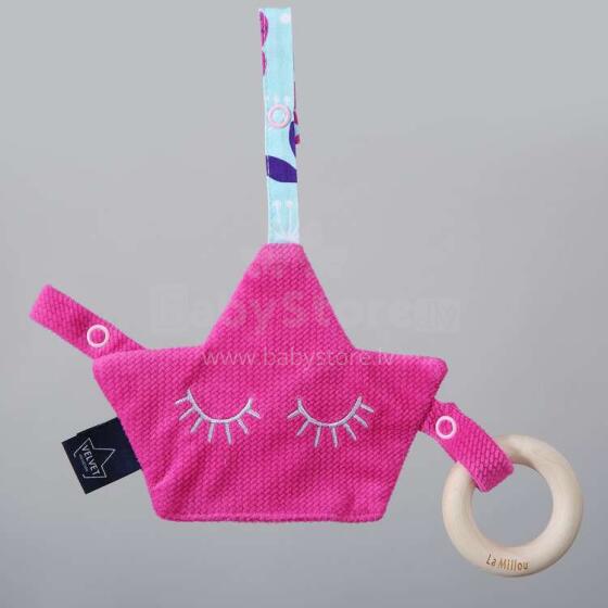 La Millou Velvet Collection Pacifier Combo Art.95299  Klipsis knupītim