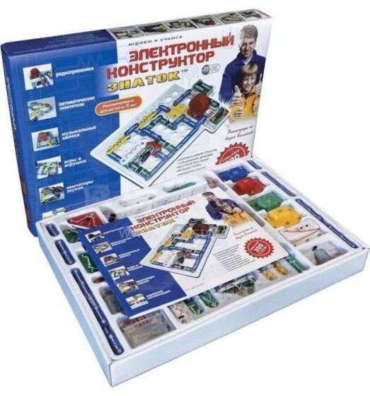Znatok Electronic Art.70098 Elektroniskais konstruktors Zinātājs 320 shēmas