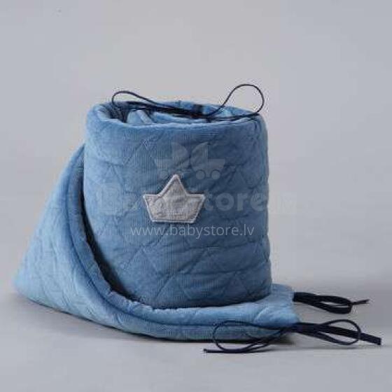 La Millou Velvet Collection Bed Bumper Denim Art.95341 Высококачественный бортик-охранка (60x120 см)