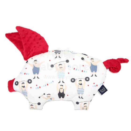 La Millou Pig Pillow Circus Red Art. 95372 Высококачественная детская подушка (30x45 см)