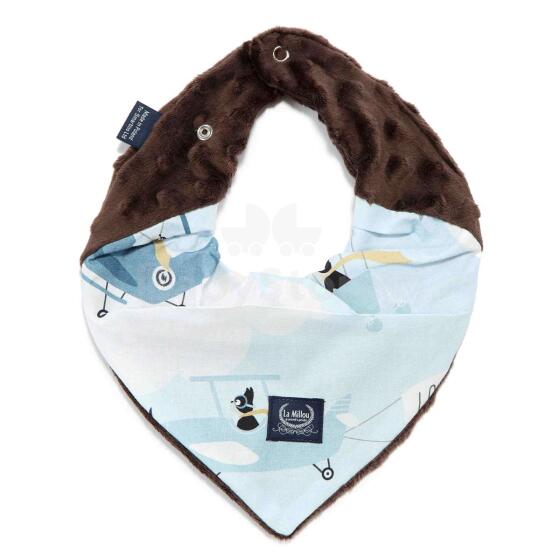 La Millou Familly Warm Neck Minky Chocolate Art.95395  Šalle-lakatiņš