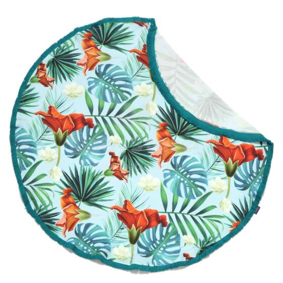 La Millou Bamboo Round Swaddle Art.95402 Augstākās kvalitātes sedziņa no bambusa ar kapuci (100 cm)