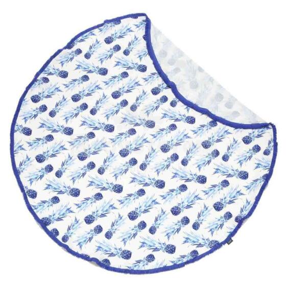 La Millou Bamboo Round Swaddle Pineapples Art.95414 Высококачественное детское одеяло из бамбука (140 см)