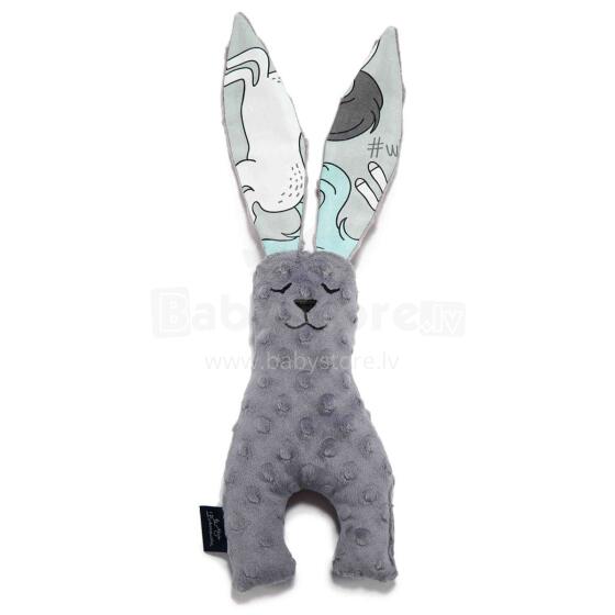 La Millou Unicorn Knight Grey La Mobile Art. 95419 Mīksta miega rotaļlieta Trusis