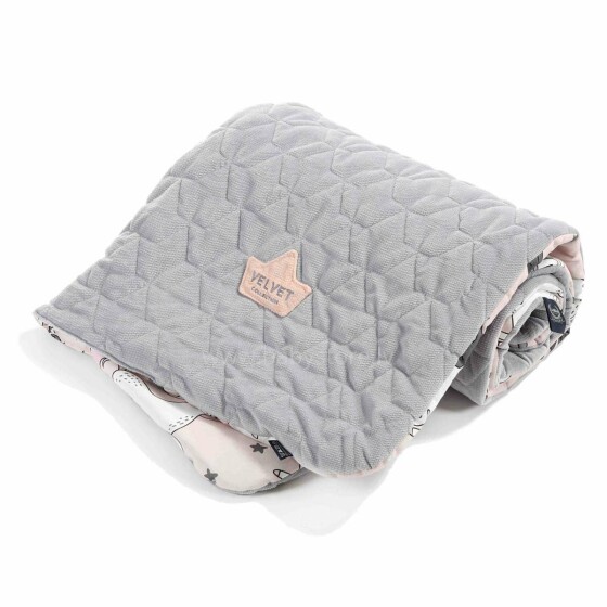 La Millou Velvet Collection Toddler Blanket  Unicorn Art.95443 Высококачественное детское двустороннее одеяло (80x100 см)