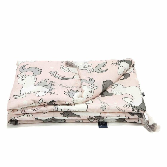 La Millou Bamboo Bed Unicorn Bebe Art.95453 Высококачественное детское  одеяло из бамбука (110x140 см)