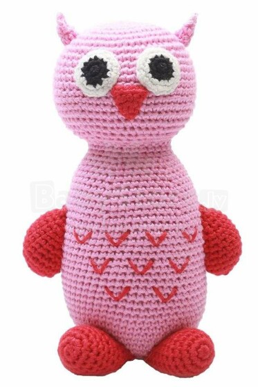 NatureZoo Teddy Bear Mrs.Owl Art.10068 Kootud laste mänguasja heliefekti
