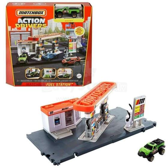 Mattel Matchbox Art.GVY84  Komplekts Degvielas Uzpildās Stacijas
