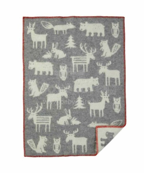 Klippan of Sweden Eco Wool Art.2423.04 Детское одеяло из натуральной эко шерсти, 65х90см