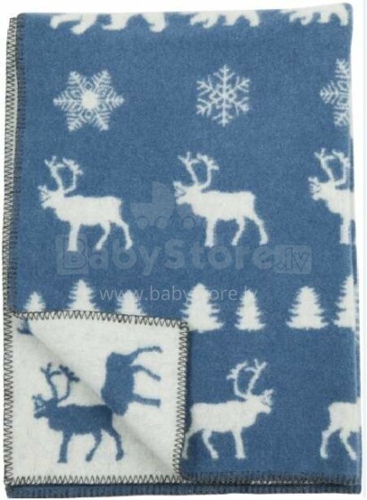 Klippan of Sweden Eco Wool Art.2435.01 Детское одеяло из натуральной эко шерсти, 90х130см
