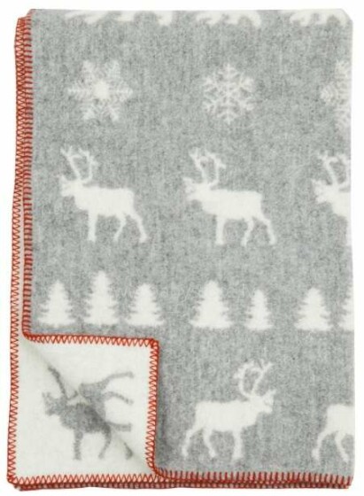 Švedijos „Klippan“ „Eco Wool“ art.2435.02 Vaikiškos antklodės iš natūralios ekologiškos vilnos, 90x130cm
