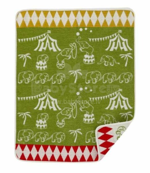 Klippan of Sweden Cotton Art.2550.01 Детское  одеяло из натурального органического хлопка  , 70х90см