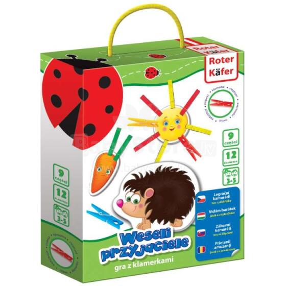 Roter Käfer RK6101-06 Игра с прищепками Веселые друзья (Vladi Toys)