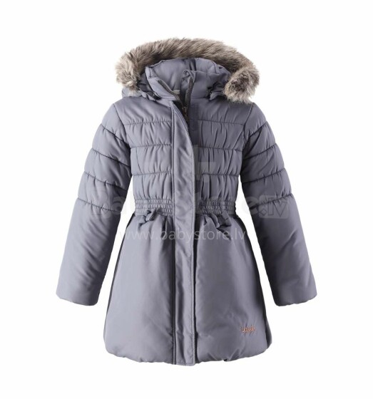 Lassie'18 Warm Grey Art.721720-­9420 Детская утеплённая куртка-пальто  для девочек (122,134,140 см)