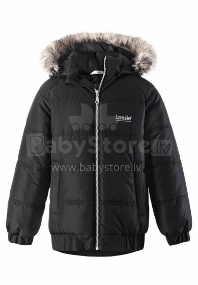 Lassie'18 Black Art.721721-­9990 Детская утеплённая куртка для мальчиков (104,116,122,134 см)