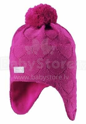 Lassie'18 Pink Art.728715­-4800 Детская шерстяная шапка для девочек (XXS-L)