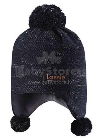Lassie'18 Dark Blue Art. 728717­-6960 Bērnu vilnas cepure meitenēm (izm.M -50-52cm)