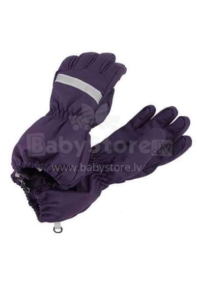 Lassie '21 Lassietec® Rola Art.727718-4950 Dark Plum  Водонепроницаемые термо перчатки для детей (1-5)