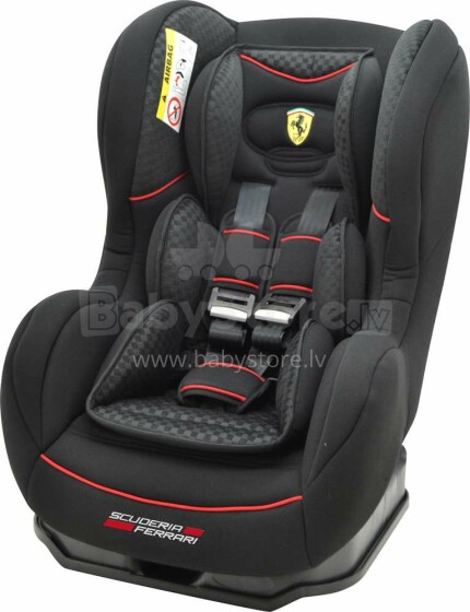 Osann Cosmo SP Ferrari Black Art. 110-116-156 Vaikiškos kėdutės 0-18kg (iki 4 metų)
