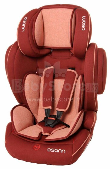 „Osann Flux Plus“ raudonos melange 102-137-235 Vaikiška kėdutė (9-36 kg)
