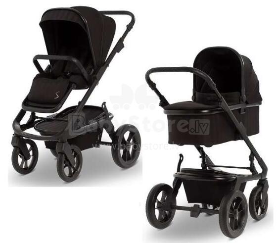 Moon'20 Solitaire Art.63.770.300-555 Black Bērnu rati 2 vienā