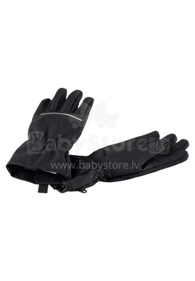 Reima '18 Eriste Softshell Black  Art. 527284-9990 Bērnu ūdensnecaurlaidīgie termo cimdi (4-8)