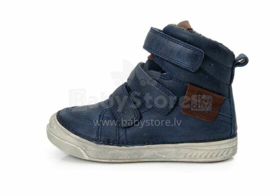 D.D.Step Art.040-21M Royal Blue  Экстра удобные и легкие спортивные ботиночки для мальчика из натуральной кожи (25-30)